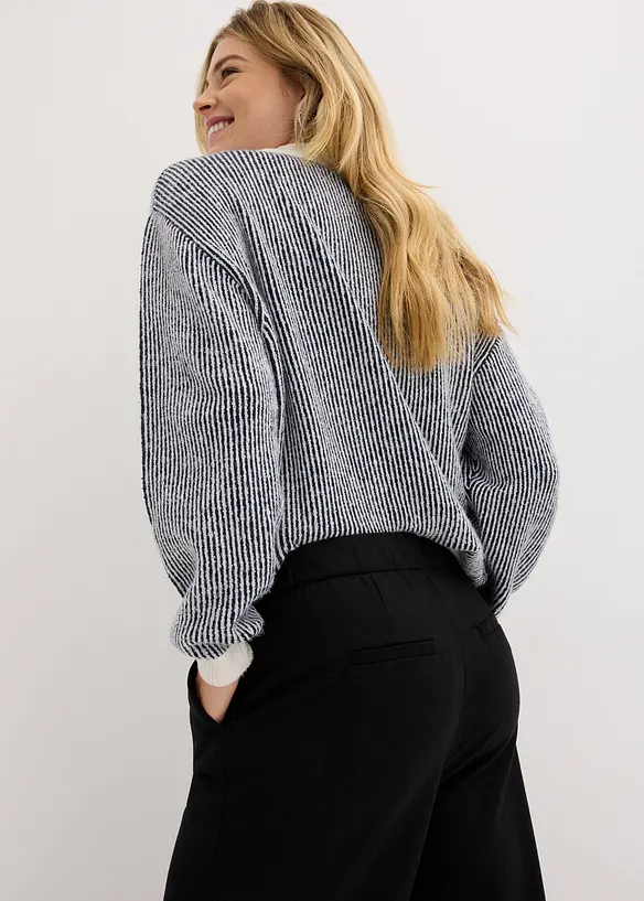 Pantalon large à pinces, bonprix