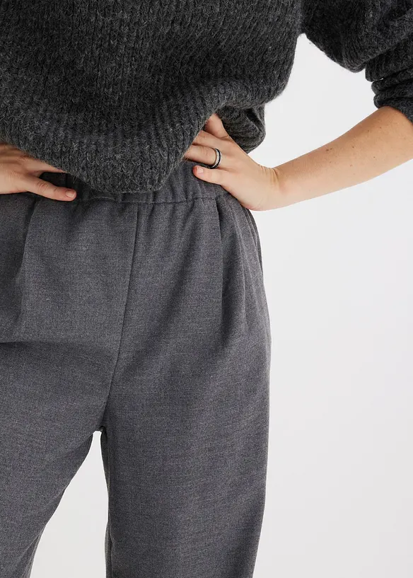 Pantalon large à pinces, bonprix