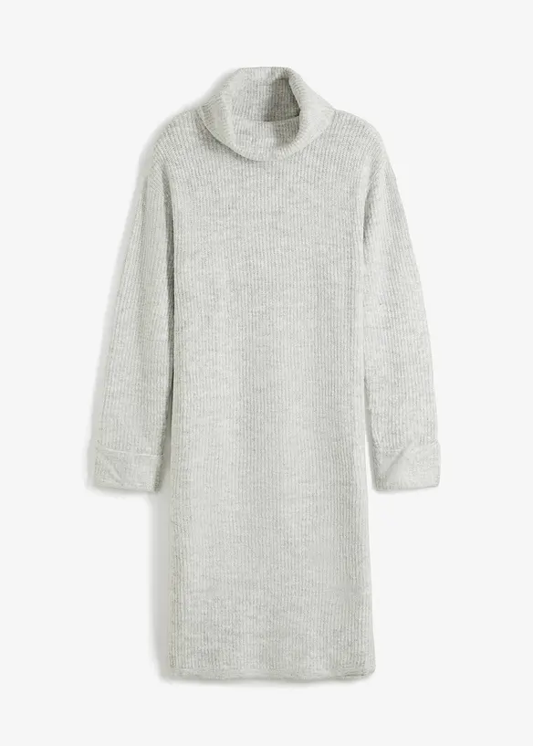 Robe en maille c&ocirc;tel&eacute;e, bonprix