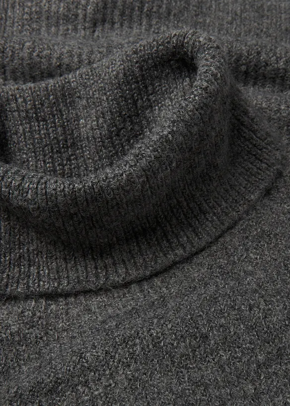 Robe en maille c&ocirc;tel&eacute;e, bonprix