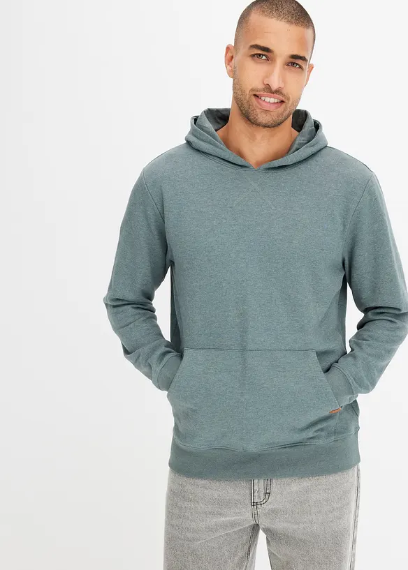 Sweat à capuche chiné, bonprix