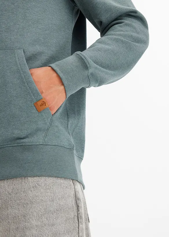 Sweat à capuche chiné, bonprix