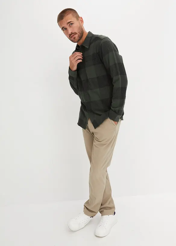 Chemise manches longues en douce flanelle, bonprix