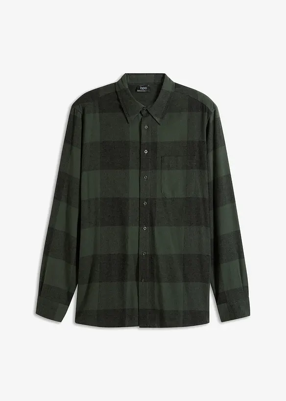 Chemise manches longues en douce flanelle, bonprix