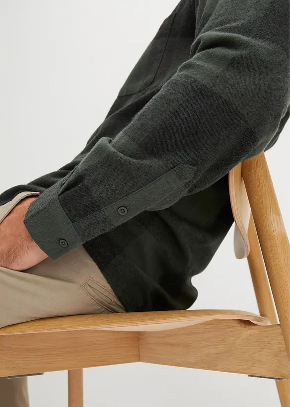 Chemise manches longues en douce flanelle, bonprix