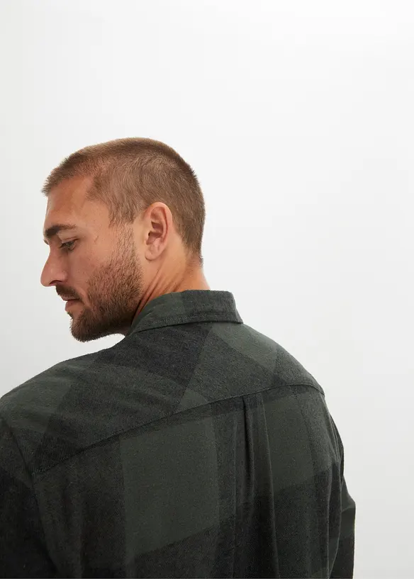 Chemise manches longues en douce flanelle, bonprix