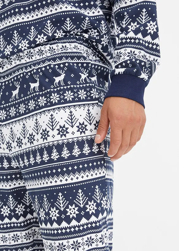 Pyjama homme à manches longues, bonprix