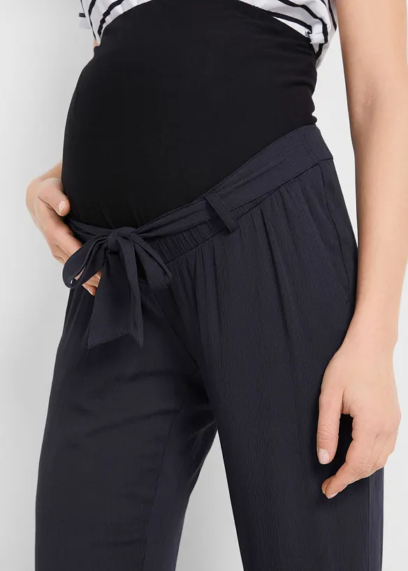 Pantalon de grossesse en viscose légère, loose, bonprix