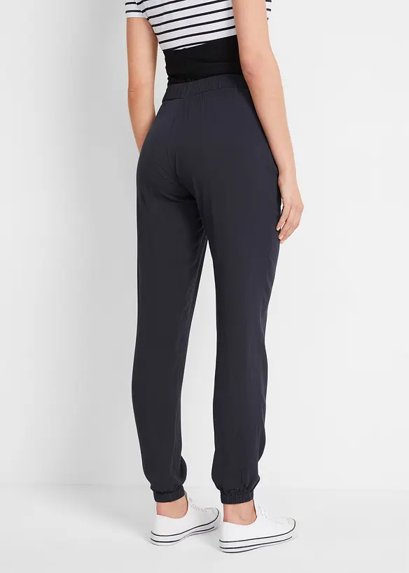 Pantalon de grossesse en viscose légère, loose, bonprix