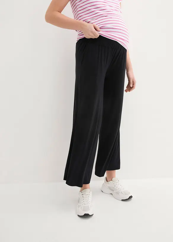 Jupe-culotte de grossesse ample en viscose douce, bonprix