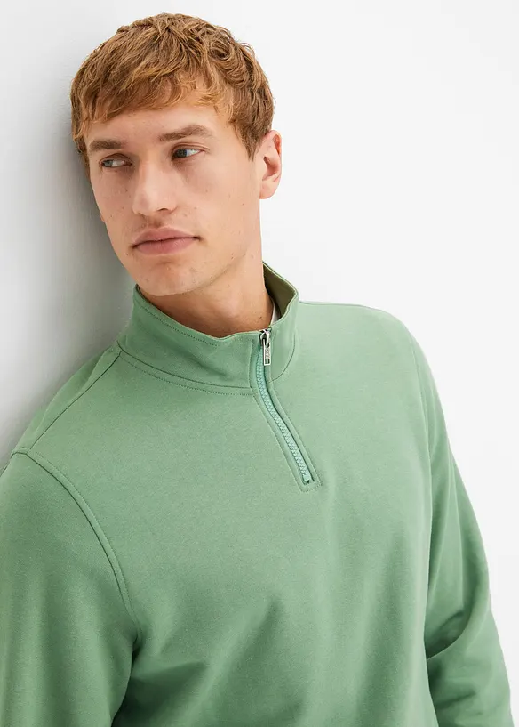 Sweat col camionneur, bonprix