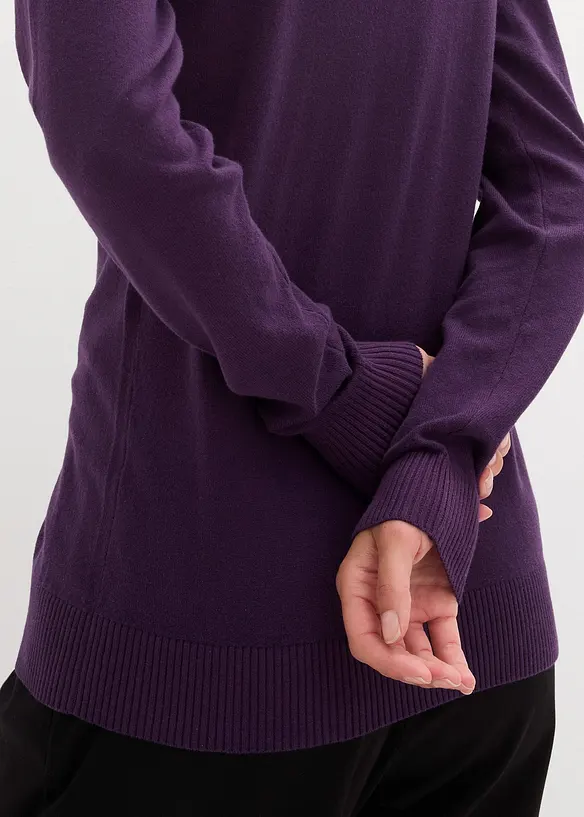 Gilet ajusté en fine maille, bonprix