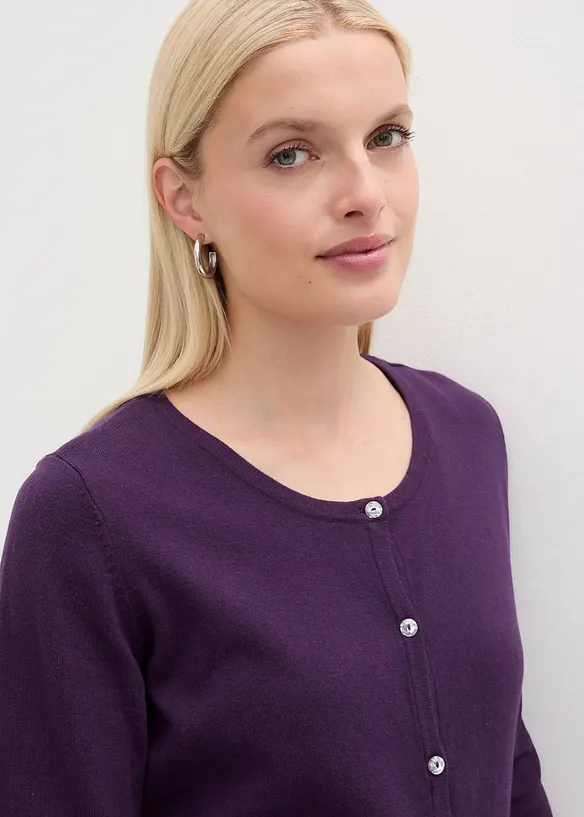 Gilet ajusté en fine maille, bonprix