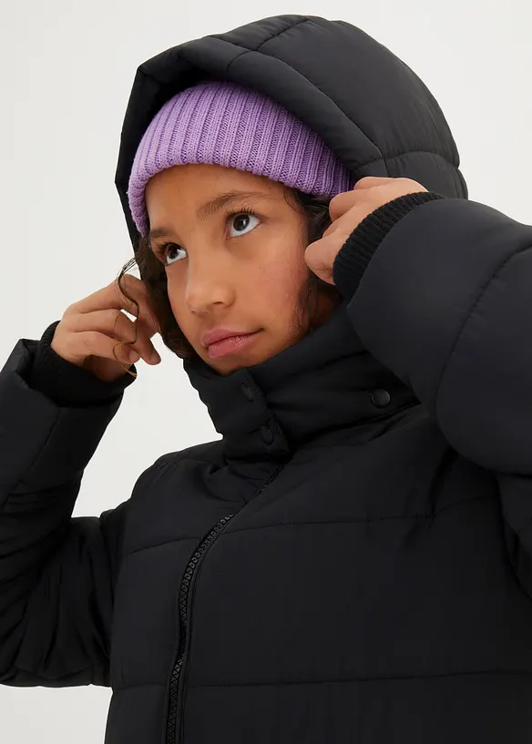 Doudoune longue à capuche amovible, bonprix