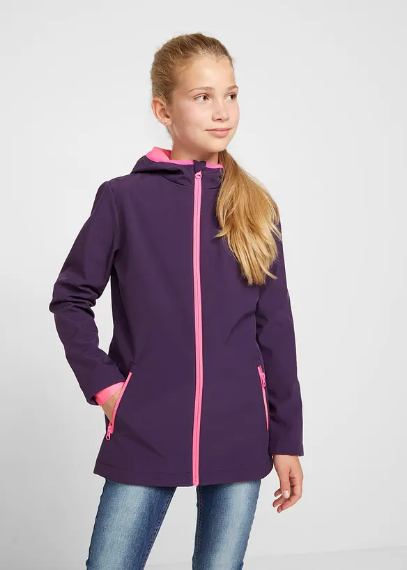 Veste softshell imperméable à capuche, bonprix