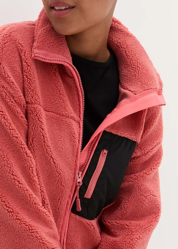 Veste en polaire peluche, bonprix