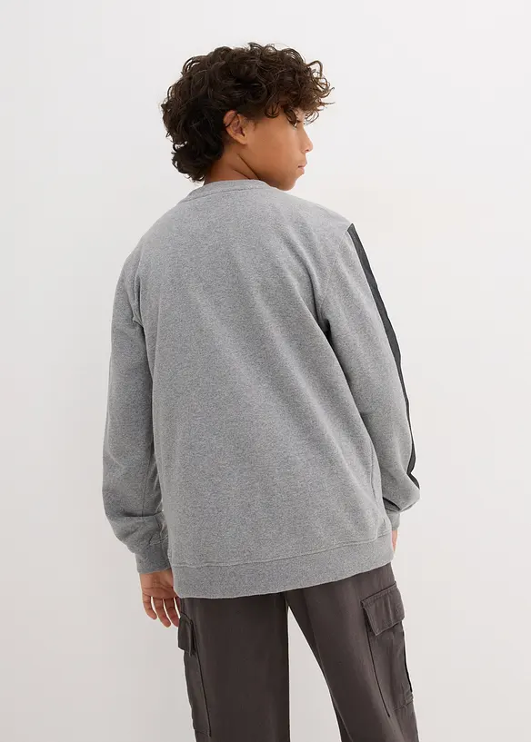 Sweat en doux coton mélangé, bonprix