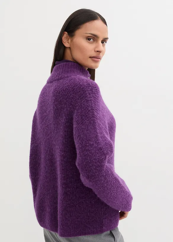 Pull oversize en mélange laine et alpaga, bonprix