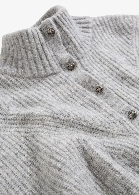 Pull oversize en mélange laine et alpaga, bonprix