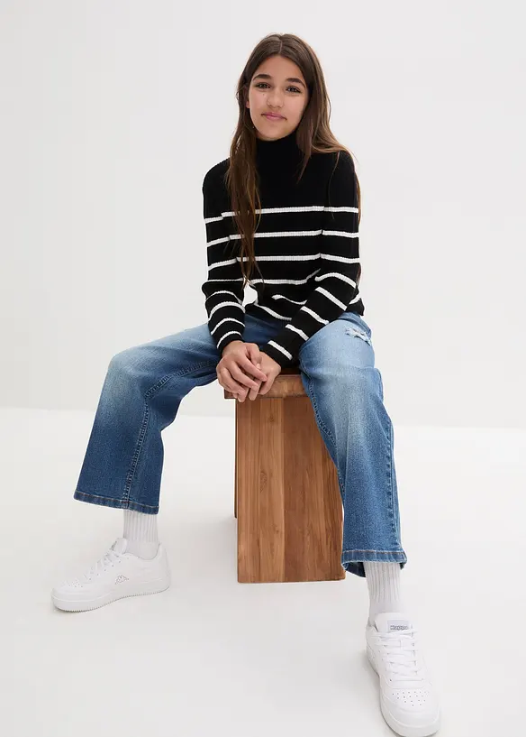 Jean large taille mi-haute, bonprix