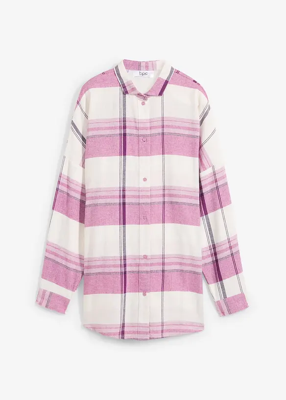 Chemisier en flanelle 100% coton, bonprix