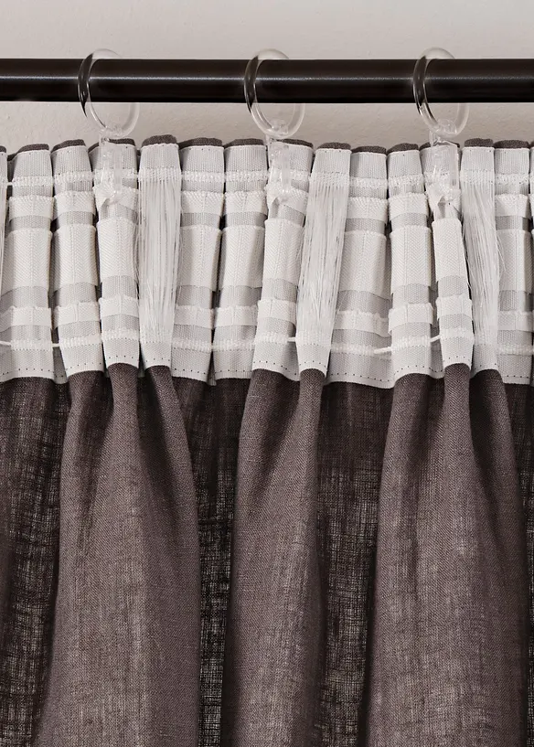 Rideau en lin (1 pce), bonprix