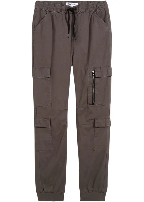 Pantalon cargo Regular 100% coton, bonprix