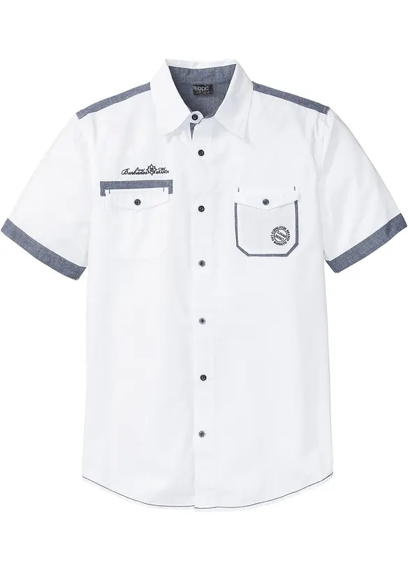 Chemise manches courtes 100% coton, bonprix