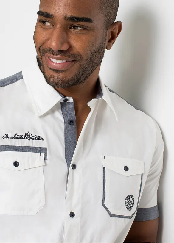 Chemise manches courtes 100% coton, bonprix