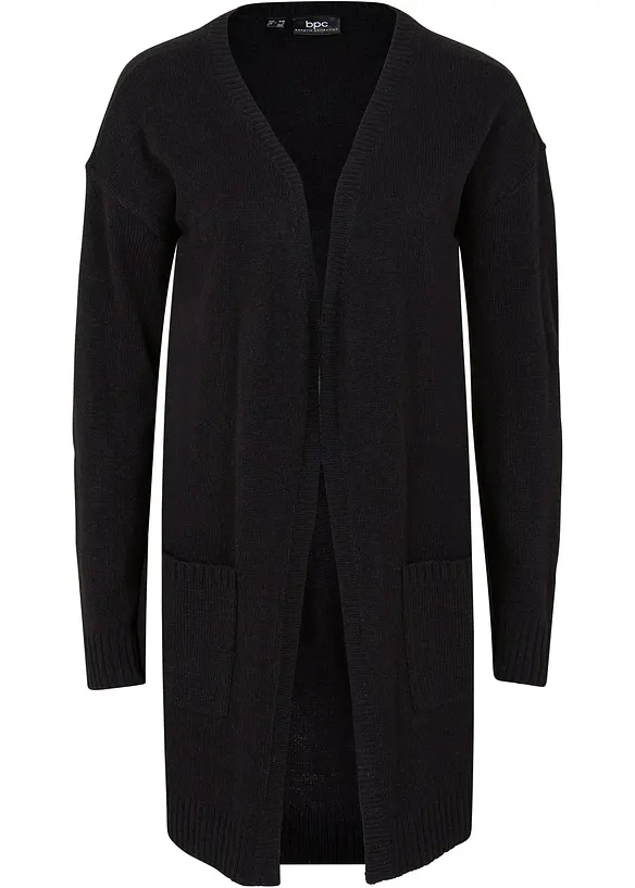 Gilet long en maille, bonprix