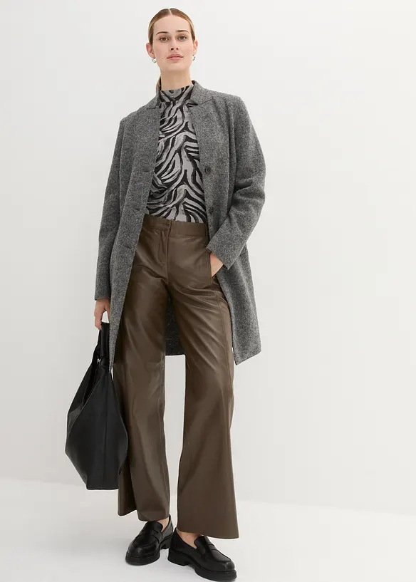 Manteau court en laine, bonprix