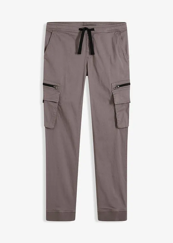 Pantalon extensible à poches cargo, regular, bonprix