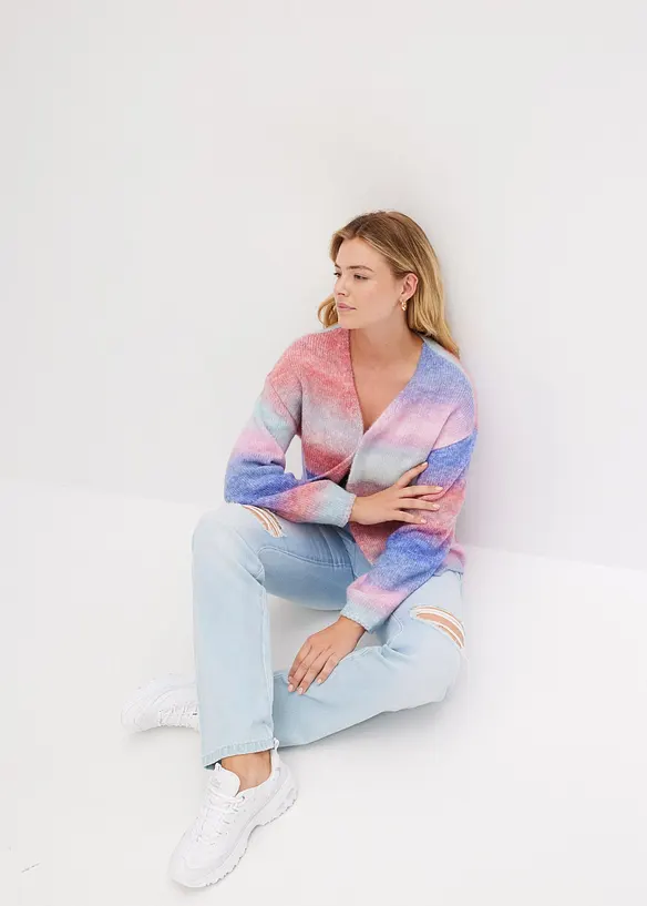 Gilet en grosse maille, bonprix