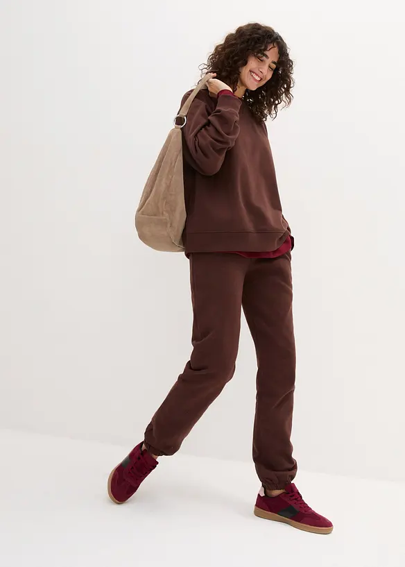 Sweat oversize 100% coton épais, bonprix