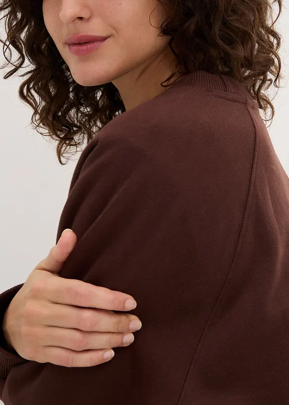 Sweat oversize 100% coton épais, bonprix