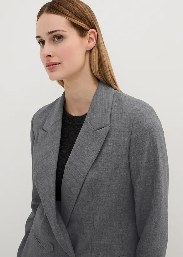 Blazer croisé en laine, bonprix