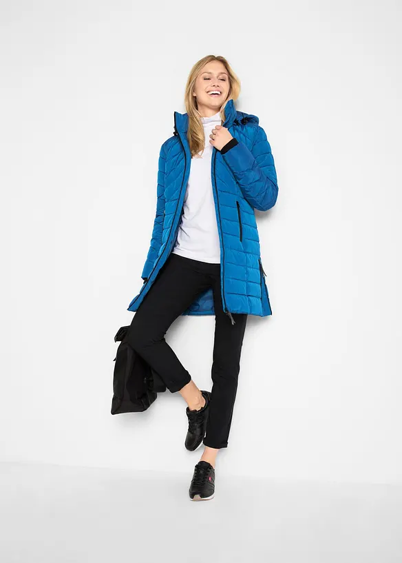 Doudoune longue et matelassée, bonprix