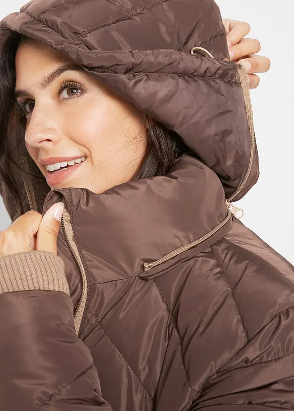 Doudoune longue et matelassée, bonprix