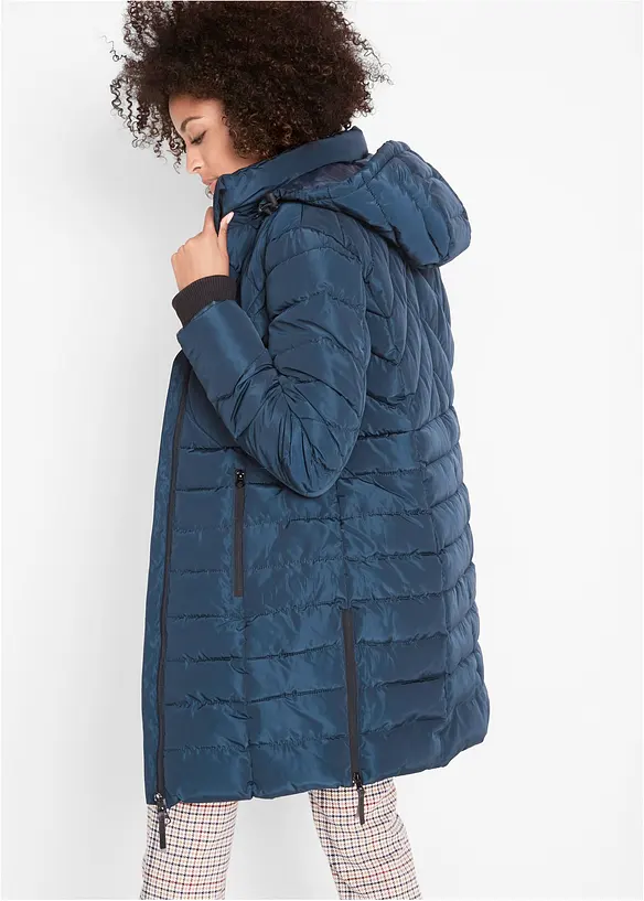 Doudoune longue et matelassée, bonprix