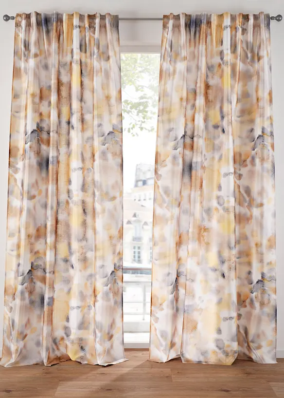 Rideau panneau imprimé prêt à poser (1 pce), bonprix