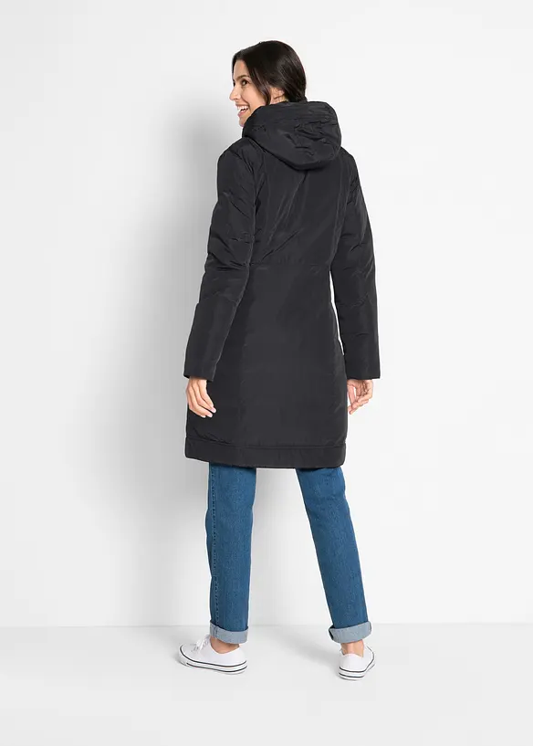 Manteau court légèrement rembourré à capuche, bonprix
