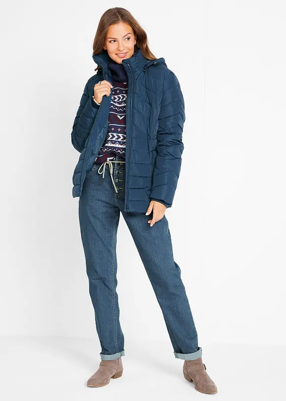 Doudoune légère avec capuche amovible, bonprix