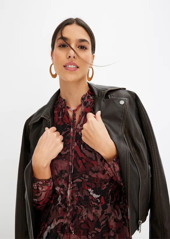 Robe midi en mesh, bonprix