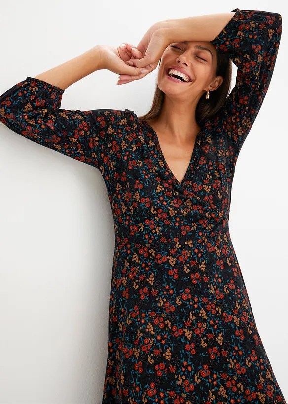 Robe courte en viscose extensible, bonprix