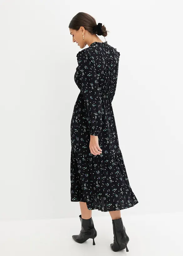 Robe midi 100% viscose, bonprix