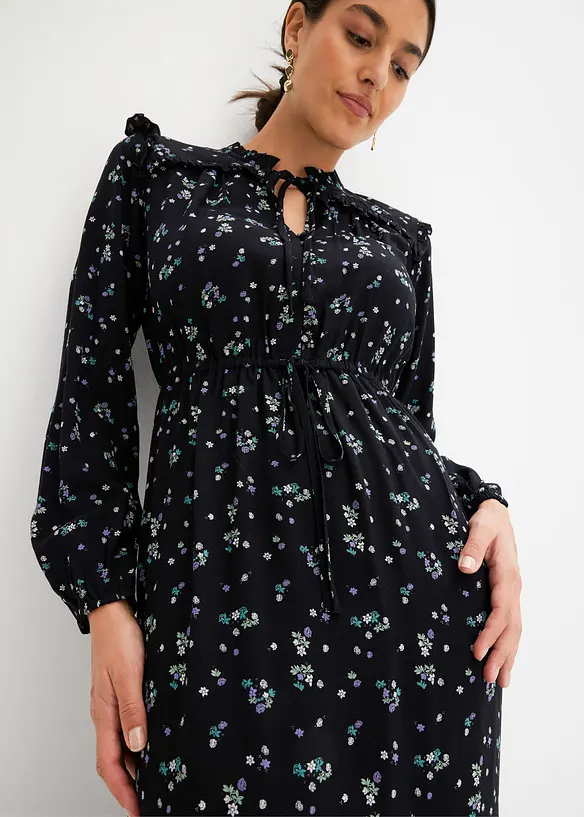 Robe midi 100% viscose, bonprix