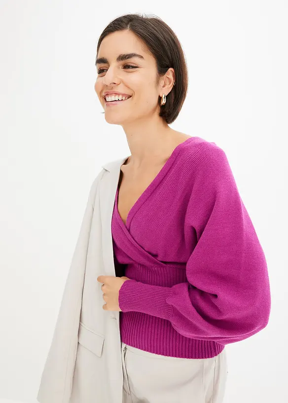 Pull fluide en viscose mélangée, bonprix
