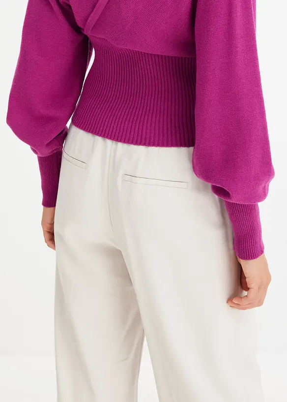 Pull fluide en viscose mélangée, bonprix