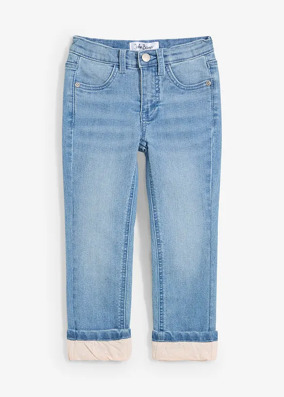 Jean slim chaud avec doublure jersey, bonprix