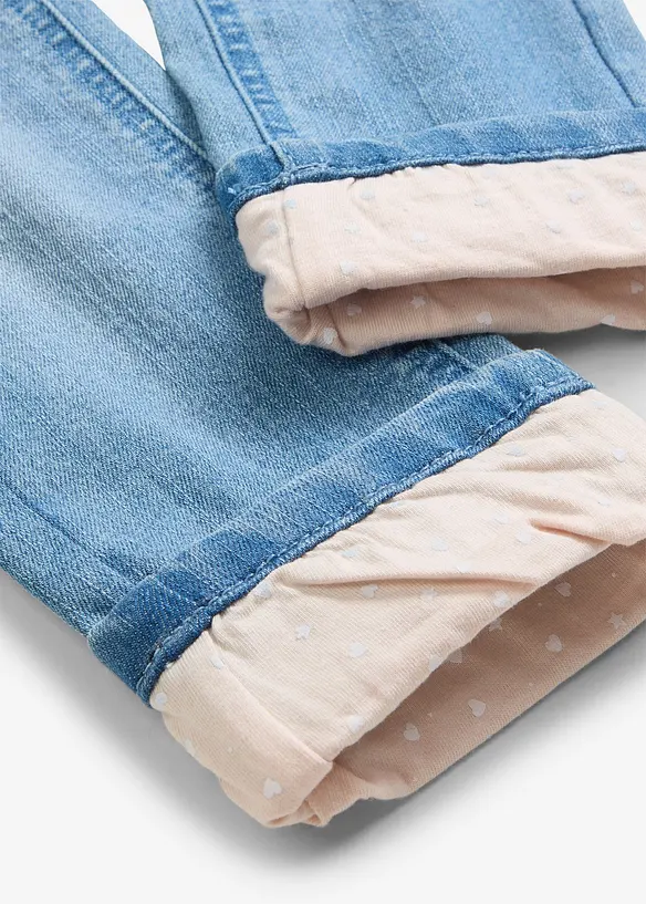 Jean slim chaud avec doublure jersey, bonprix